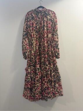 FARM Rio Floral Maxi Dress in Pink, Green and Cream